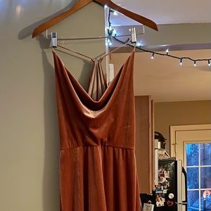 Jenny Yoo, Sullivan Velvet Dress, English Rose, Size 4- $120 OBO